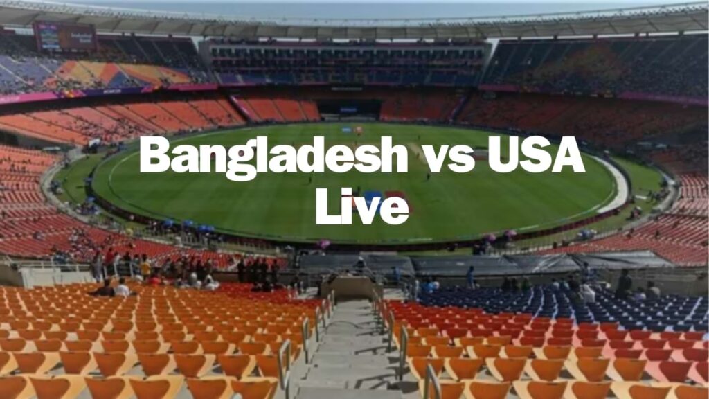 Bangladesh vs USA Live Score- USA score 